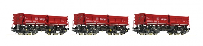 Set of 3 dump cars  DB-Cargo<br /><a href='images/pictures/Roco/Roco-67199.jpg' target='_blank'>Full size image</a>